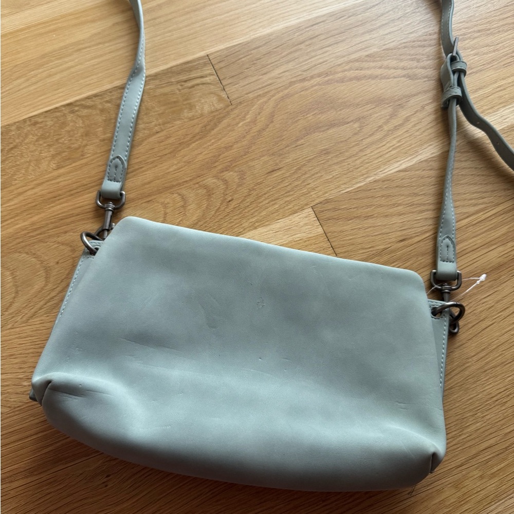 Elegant Blue Gray Women's Crossbody Bag
